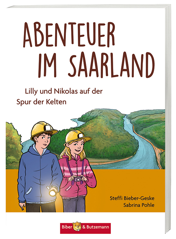 Autorin Steffi Bieber-Geske, Biber und Butzemann, Kinderbuch, Kinderbuchverlag, Abenteuer im Saarland - Lilly und Nikolas auf der Spur der Kelten
