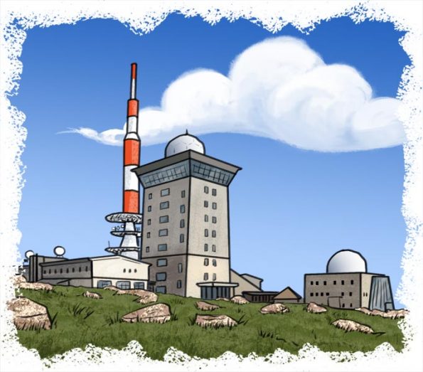 Fernsehturm, Brockenbahn, Brockenhaus
